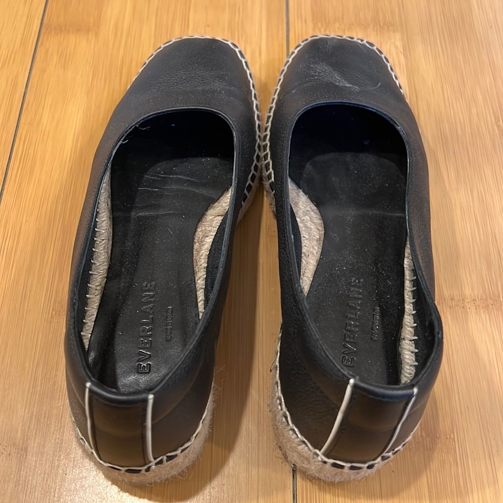 Black Everlane espadrille shoes Size 7
